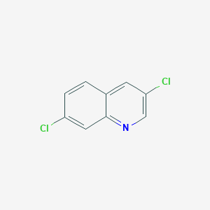 molecular formula C9H5Cl2N B128350 3,7-二氯喹啉 CAS No. 152210-25-8