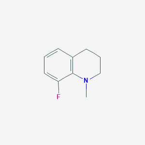 molecular formula C10H12FN B12835049 8-Fluoro-1-methyl-1,2,3,4-tetrahydroquinoline 