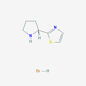 (S)-2-(Pyrrolidin-2-yl)thiazole hydrobromide