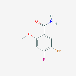 5-Bromo-4-fluoro-2-methoxybenzamide