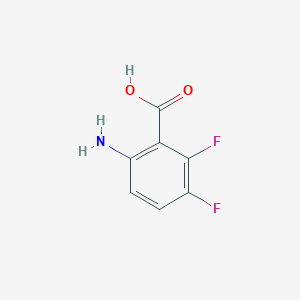 molecular formula C7H5F2NO2 B128351 6-氨基-2,3-二氟苯甲酸 CAS No. 442134-72-7