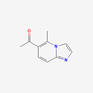 1-(5-Methylimidazo[1,2-a]pyridin-6-yl)ethan-1-one