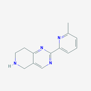 molecular formula C13H14N4 B12835141 2-(6-Methylpyridin-2-yl)-5,6,7,8-tetrahydropyrido[4,3-d]pyrimidine 