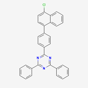 molecular formula C31H20ClN3 B12835148 2-(4-(4-Chloronaphthalen-1-yl)phenyl)-4,6-diphenyl-1,3,5-triazine 