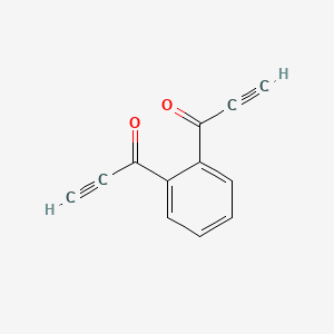 molecular formula C12H6O2 B12835218 2-Propyn-1-one, 1,1'-(1,2-phenylene)bis- CAS No. 54160-73-5