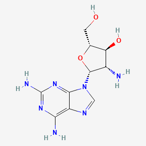 (2R,3S,4S,5R)-4-Amino-5-(2,6-diamino-9H-purin-9-yl)-2-(hydroxymethyl)tetrahydrofuran-3-ol