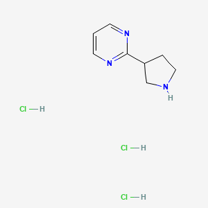 2-Pyrrolidin-3-yl-pyrimidine trihydrochloride