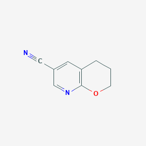 3,4-Dihydro-2H-pyrano[2,3-b]pyridine-6-carbonitrile