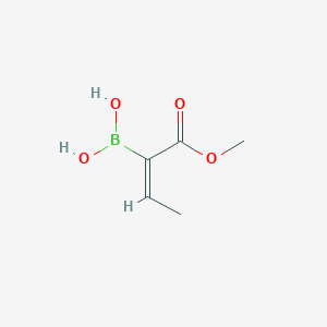 [(2Z)-1-Methoxy-1-oxobut-2-en-2-yl]boronic acid