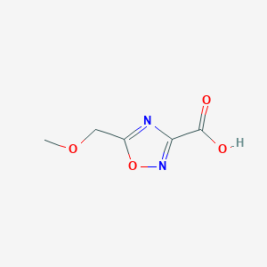 molecular formula C5H6N2O4 B12835321 5-(Methoxymethyl)-1,2,4-oxadiazole-3-carboxylic acid 