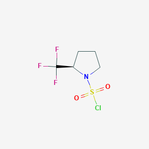 molecular formula C5H7ClF3NO2S B12835335 (R)-2-Trifluoromethylpyrrolidine-1-sulfonyl chloride CAS No. 1389310-08-0