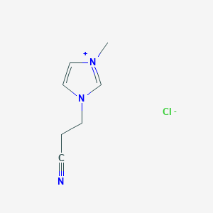 3-(2-Cyanoethyl)-1-methyl-1H-imidazol-3-ium chloride