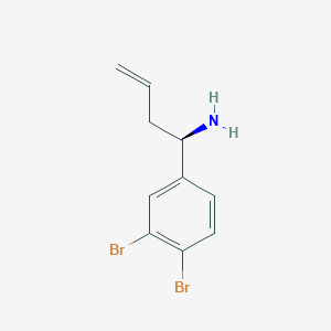 (R)-1-(3,4-dibromophenyl)but-3-en-1-amine