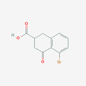 5-Bromo-4-oxo-1,2,3,4-tetrahydronaphthalene-2-carboxylic acid