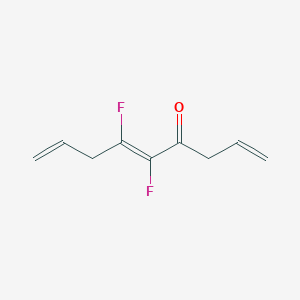 molecular formula C9H10F2O B12835383 (5E)-5,6-Difluoro-1,5,8-nonatrien-4-one 