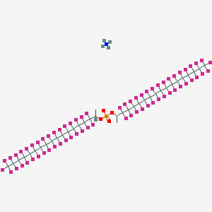 molecular formula C36H12F66NO4P B12835390 Ammonium Bis[PerfluoroHexadecylEthyl]Phosphate 