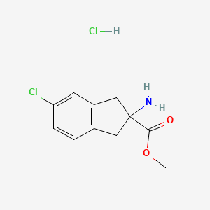 2-Amino-5-chloro-indan-2-carboxylic acid methyl ester hydrochloride