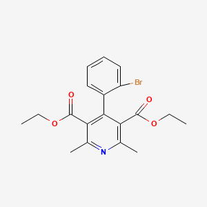 Diethyl 4-(2-bromophenyl)-2,6-dimethylpyridine-3,5-dicarboxylate