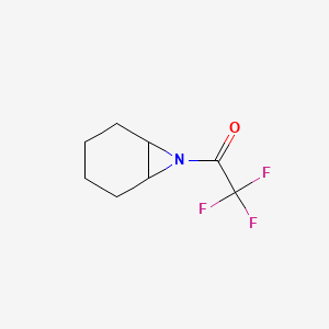 molecular formula C8H10F3NO B12835454 7-(Trifluoroacetyl)-7-azabicyclo[4.1.0]heptane CAS No. 496941-74-3