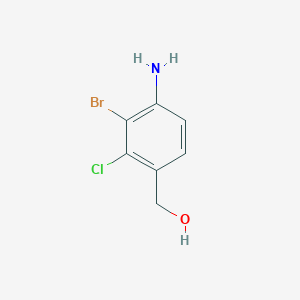 (4-Amino-3-bromo-2-chlorophenyl)methanol