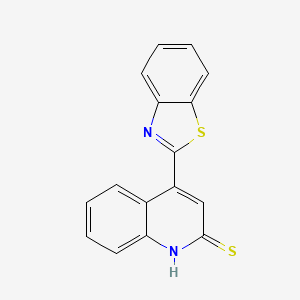 4-(1,3-Benzothiazol-2-yl)quinoline-2-thiol