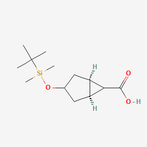 Rel-(1R,5S,6r)-3-((tert-butyldimethylsilyl)oxy)bicyclo[3.1.0]hexane-6-carboxylic acid