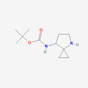 molecular formula C11H20N2O2 B12835553 tert-Butyl (4-azaspiro[2.4]heptan-7-yl)carbamate 