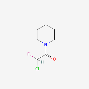 2-Chloro-2-fluoro-1-(piperidin-1-yl)ethan-1-one