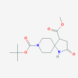 8-O-tert-butyl 4-O-methyl 2-oxo-1,8-diazaspiro[4.5]decane-4,8-dicarboxylate