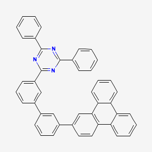 2,4-Diphenyl-6-(3'-(triphenylen-2-yl)-[1,1'-biphenyl]-3-yl)-1,3,5-triazine