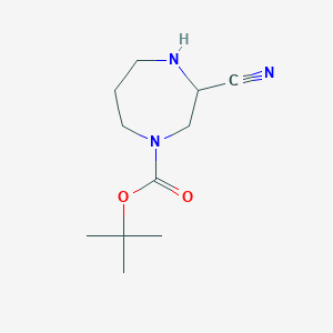 tert-Butyl 3-cyano-1,4-diazepane-1-carboxylate