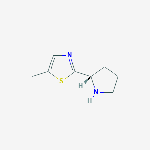 (S)-5-methyl-2-(pyrrolidin-2-yl)thiazole