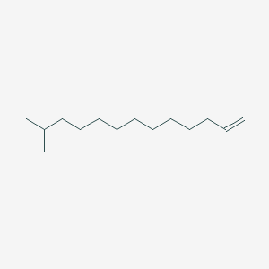 molecular formula C14H28 B12835714 12-Methyltridec-1-ene 