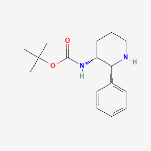 tert-Butyl ((2R,3R)-2-phenylpiperidin-3-yl)carbamate