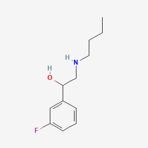 molecular formula C12H18FNO B12835807 2-Butylamino-1-(3-fluorophenyl)ethanol CAS No. 63991-37-7