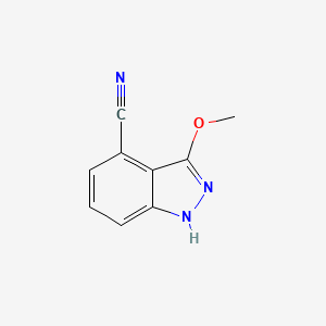 3-methoxy-1H-indazole-4-carbonitrile