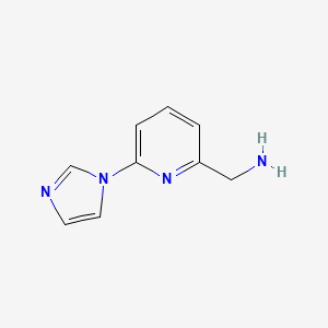 (6-(1H-Imidazol-1-yl)pyridin-2-yl)methanamine