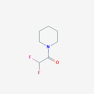 molecular formula C7H11F2NO B12835849 2,2-Difluoro-1-(1-Piperidinyl)Ethanone 