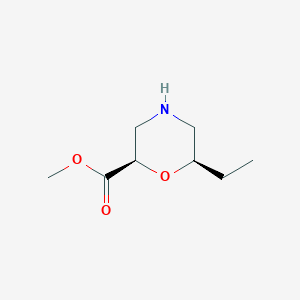 Methyl (2R,6R)-6-ethylmorpholine-2-carboxylate