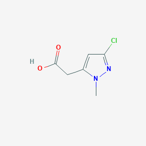 2-(3-Chloro-1-methyl-1H-pyrazol-5-yl)acetic acid