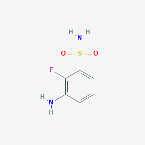 3-Amino-2-fluorobenzenesulphonamide