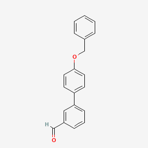 molecular formula C20H16O2 B12835910 4'-(Benzyloxy)[1,1'-biphenyl]-3-carbaldehyde 