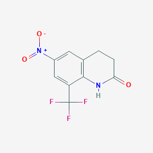 6-Nitro-8-(trifluoromethyl)-3,4-dihydro-1H-quinolin-2-one