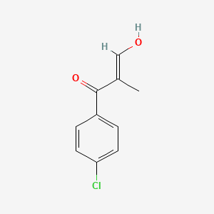 1-(4-Chlorophenyl)-3-hydroxy-2-methylprop-2-en-1-one