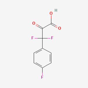 3,3-Difluoro-3-(4-fluorophenyl)-2-oxopropanoic acid