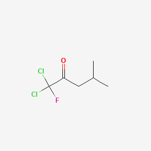 1,1-Dichloro-1-fluoro-4-methylpentan-2-one