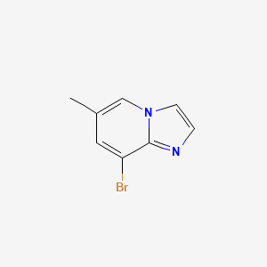 molecular formula C8H7BrN2 B1283598 8-溴-6-甲基咪唑并[1,2-a]吡啶 CAS No. 136117-93-6