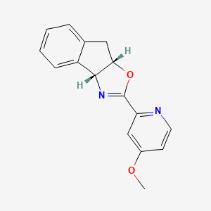 molecular formula C16H14N2O2 B12835980 (3AR,8aS)-2-(4-methoxypyridin-2-yl)-3a,8a-dihydro-8H-indeno[1,2-d]oxazole 