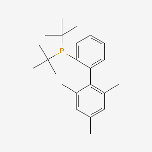 molecular formula C23H33P B12835987 Di-tert-butyl(2',4',6'-trimethyl-[1,1'-biphenyl]-2-yl)phosphine 