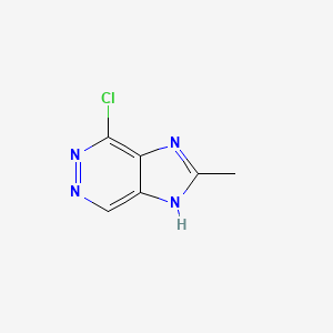 molecular formula C6H5ClN4 B12836020 7-Chloro-2-methyl-1H-imidazo[4,5-d]pyridazine 